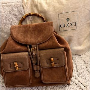 Gucci Bamboo Backpack